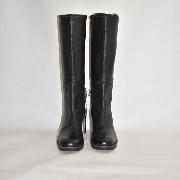 $260 SOREL CATE KNEE HIGH BOOT LEATHER WATERPROOF PLATFORM BLOCK 6  (TC1) - Picture 3 of 9